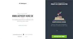 Desktop Screenshot of jazykovy-kurz.sk